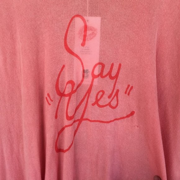 NWT WILDFOX Say Yes Loose Swing Tunic Swim Cover Up S SUPER SOFT in peach - Picture 5 of 13